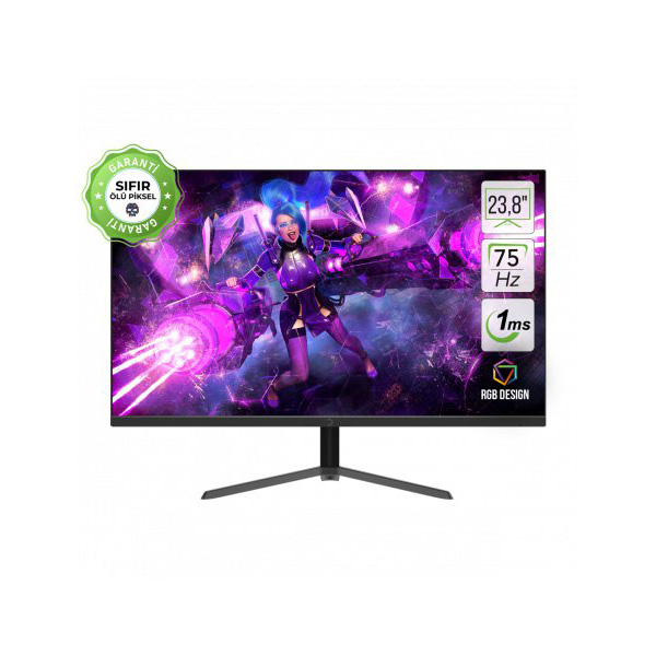 GamePower ACE A10 23,8″ 1Ms 75Hz VA FHD RGB Gaming Monitör