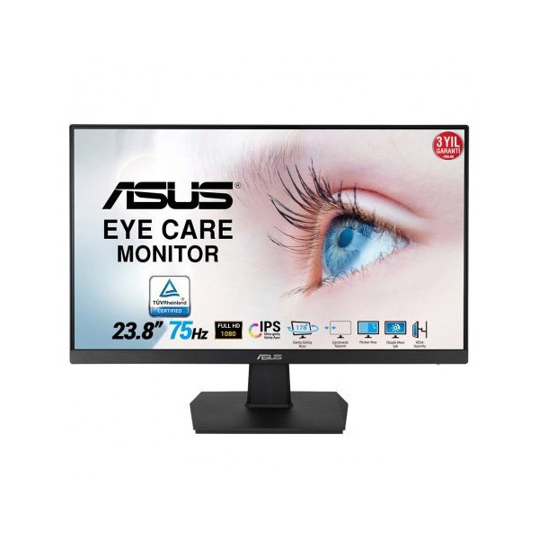 Asus 23,8" VA24EHE 1920X1080 IPS 75Hz 5Ms HDMI Monitör