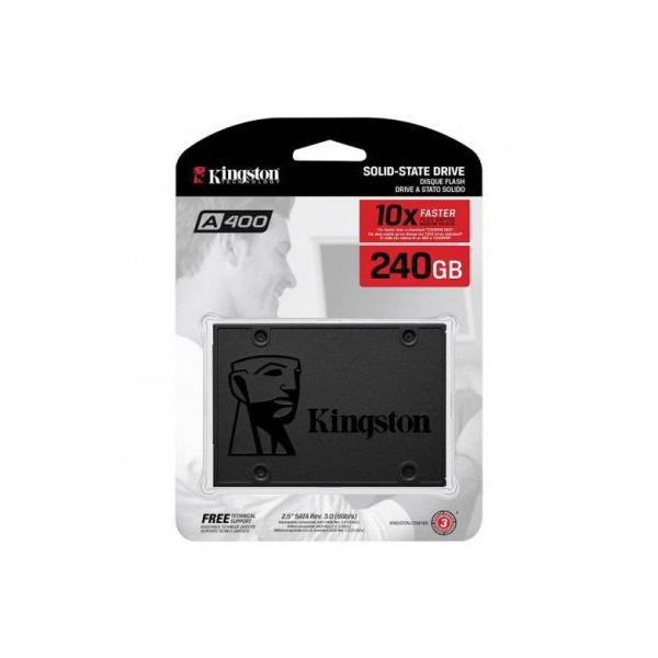 Kingston 240GB KINGSTON A400 500/350MBs SSD SA400S37/240G