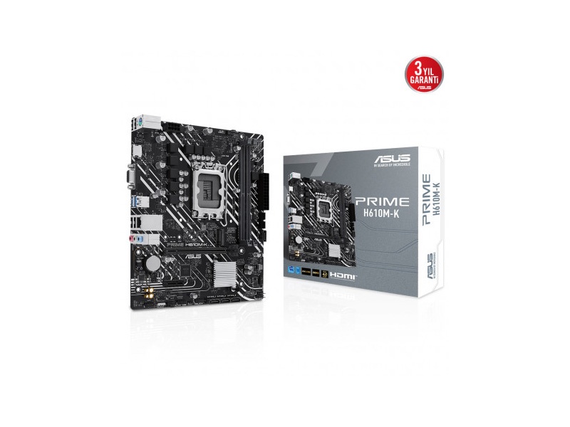 ASUS PRIME H610M-K DDR5 5600Mhz HDMI VGA mATX 1700