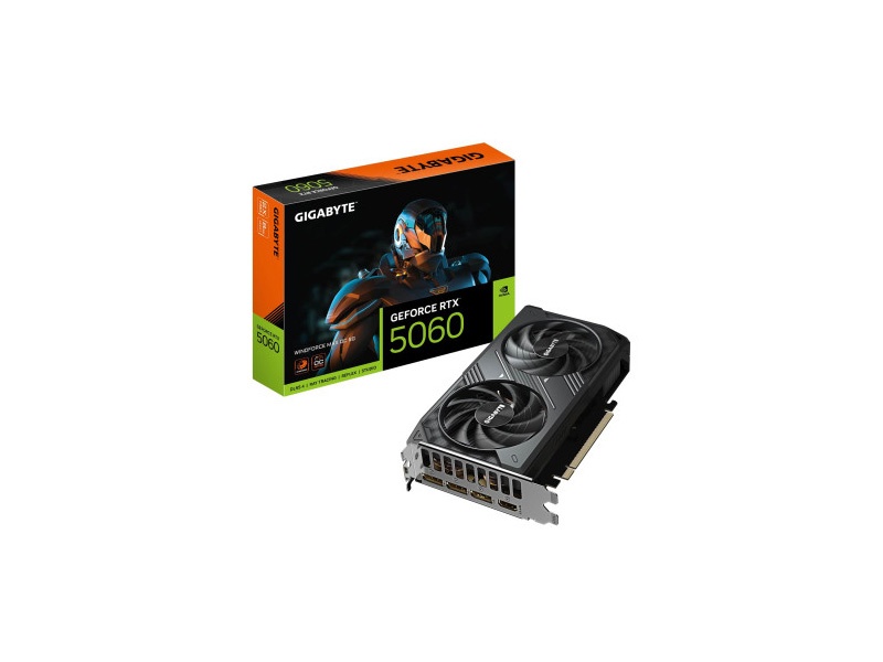 GIGABYTE RTX5060 GV-N5060WF2MAX OC-8GD WINDFORCE MAX OC 8GB GDDR7 128BIT